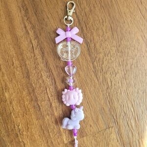 New Purple Unicorn Backpack Or Bag Charm